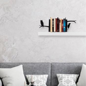  Könyvtámasz 22x44 cm fekete  kép