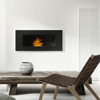 Kratki DELTA3/TUV beépíthető BIO kandalló 40x120 cm, 3x1,1 kW fekete  kép