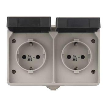  Kültéri aljzat SCHUKO 250V/16A IP44 2Z  kép