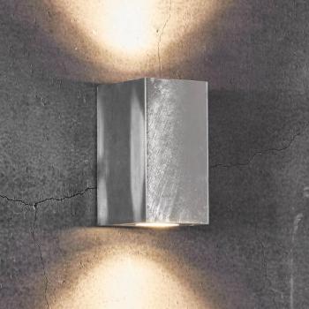 Kültéri fali lámpa Canto Maxi Kubi 2 17cm galvanizált kép