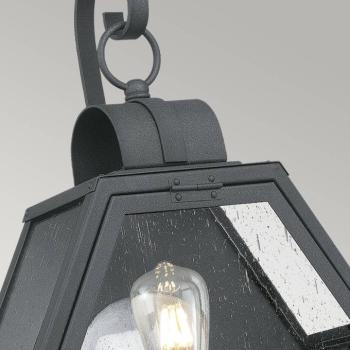 Kültéri fali lámpa Heath szélessége 33,1 cm, fekete kép