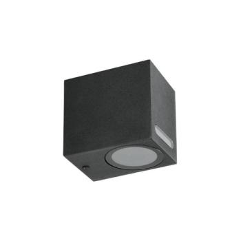  Kültéri fali lámpa QUERK 1xGU10/35W/230V IP54 8 cm fekete  kép