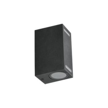  Kültéri fali lámpa QUERK 2xGU10/35W/230V IP54 15 cm fekete  kép