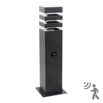  Kültéri lámpa TEKSAS szenzorral 1xE27/12W/230V IP44, 44 cm, antracit  kép