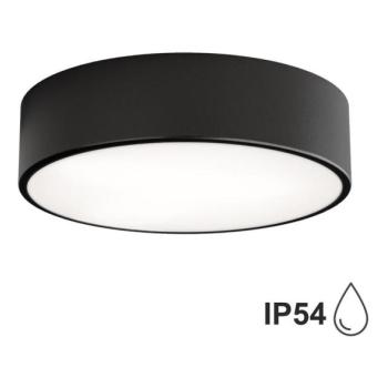  Kültéri mennyezeti lámpa érzékelővel CLEO 2xE27/24W/230V á. 30 cm fekete IP54  kép