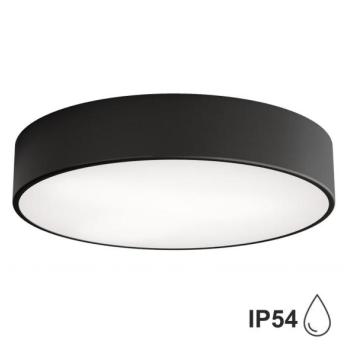  Kültéri mennyezeti lámpa érzékelővel CLEO 3xE27/24W/230V á. 40 cm fekete IP54  kép