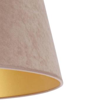 Lámpabúra Cone magasság 18 cm, bézs/arany kép