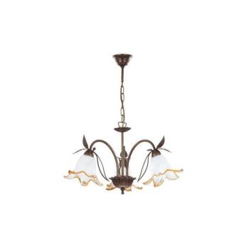  Láncos csillár BRAGA 3xE27/15W/230 bronzszínű  kép