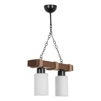  Láncos csillár JASMIN 2xE27/40W/230V barna/fehér  kép