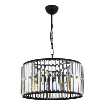  Láncos csillár PUNE 3xE27/40W/230V fekete  kép