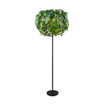 Leavy állólámpa, fekete/zöld, magasság 180 cm, 3 lángú kép