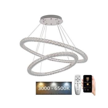  LED állítható fényerejű csillár kábellel LED/160W/230V 3000 kép