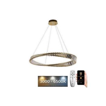 LED állítható fényerejű kristály csillár kábellel LED/50W/230V + DO  kép
