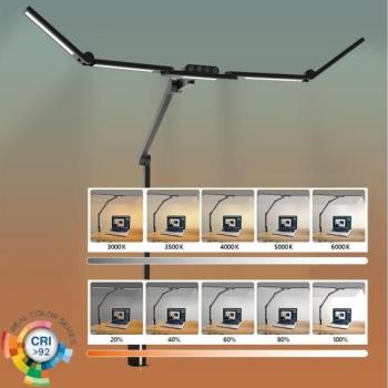  LED állítható fényerőjű flexibilis asztali lámpa LED/24W/230V 3000 kép