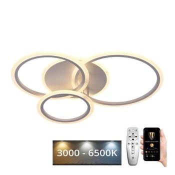  LED állítható mennyezeti lámpa LED/40W/230V fehér + távirányító  kép