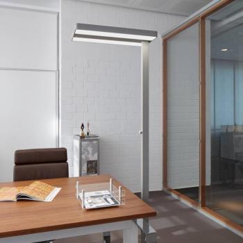 LED álló lámpa MAULjuvis, ezüst, 196 cm, dimmelhető kép
