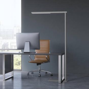 LED álló világítás MAULjet, ezüst színű, magasság 195 cm kép