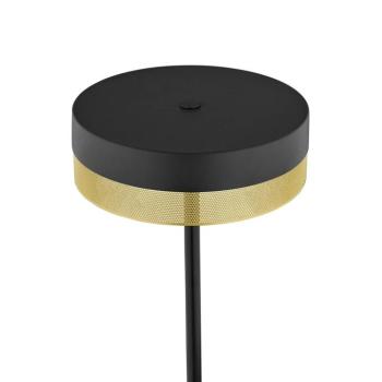 LED álló világítás Mesh dimm, fekete/arany kép