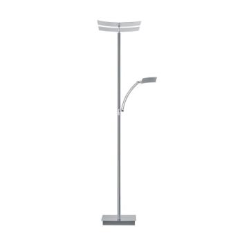 LED állólámpa Andy, 3-lámpás, matt nikkel, CCT, fényerőszabályzóval kép