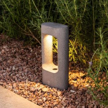 LED állólámpa Totem, szürke, beton, magasság 28,5 cm kép
