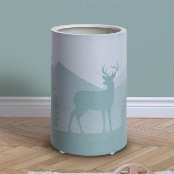 LED asztali lámpa 25/15 Scandi Forest, zöld, 38 cm, fényerőszabályzóval kép