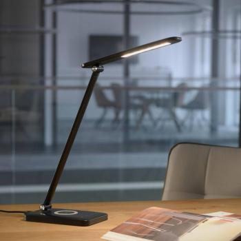 LED asztali lámpa Florentina, fekete kép