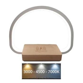  LED Asztali lámpa vezeték nélküli töltéssel LED/10W/5V 3000 kép