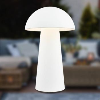 LED asztali világítás, Fungo Mini, fehér, érintős, műanyag kép