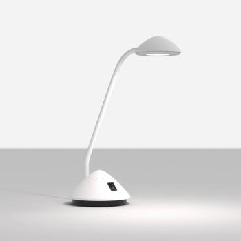 LED asztali világítás MAULarc, fehér, magasság 38 cm, flexibilis kép