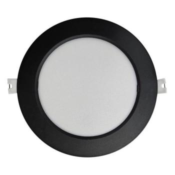  LED Beépíthető lámpa CIRCLE LED/12W/230V 4000K átm. 17 cm fekete  kép