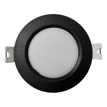  LED Beépíthető lámpa CIRCLE LED/3W/230V 4000K átm. 9 cm fekete  kép