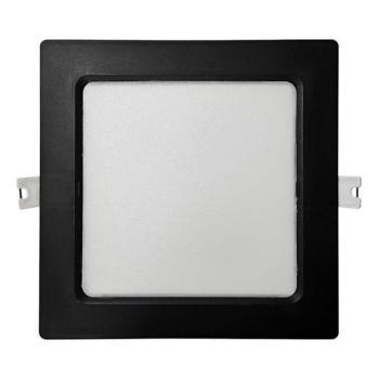  LED Beépíthető lámpa SQUARE LED/12W/230V 4000K 17x17 cm fekete  kép