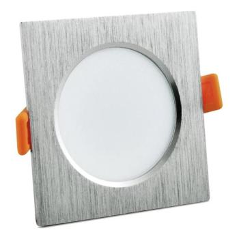  LED Beépíthető lámpa VENUS LED/7W ezüst szögletes  kép