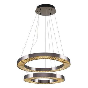  LED csillár kábellel JESI LED/140W/230V 3000K átm. 100 cm ezüstszínű  kép