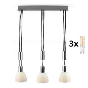  LED csillár WENDY 3xG9/33W/230V kábellel  kép