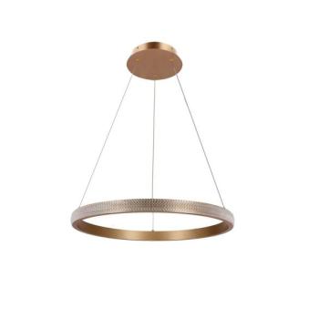  LED Csillár zsinóron HASHIM LED/34W/230V átm. 60 cm réz  kép