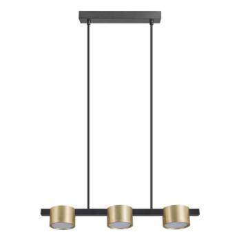  LED Csillár zsinóron MIRELLA 3xGX53/6W/230V arany/fekete  kép