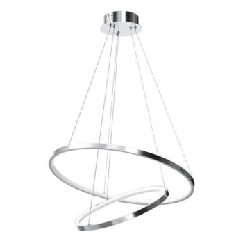  LED Csillár zsinóron ROTONDA LED/51W/230V matt króm  kép