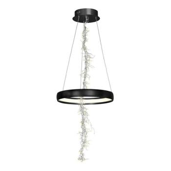  LED Csillár zsinóron SPARK LED/35W/230V fekete  kép