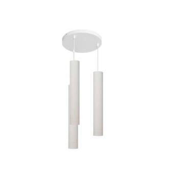  LED Csillár zsinóron TUBA 3xGU10/4,8W/230V fehér  kép