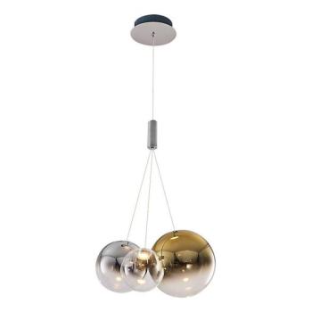  LED csillár zsinórral ENNA 3xG9/5W/230V 3000K füstszínű/arany  kép
