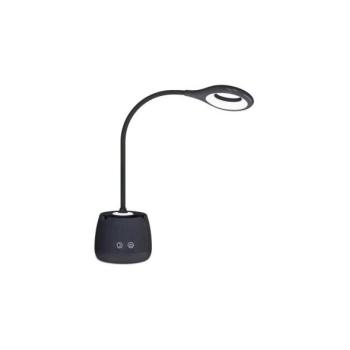  LED Dimmelhető flexibilis újratölthető asztali lámpa LUSIA LED/5W/5V 3000/4000K 1200 mAh fekete  kép