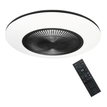  LED Dimmelhető mennyezeti lámpa látorral ARIA LED/38W/230V fekete/fehér + távirányító  kép