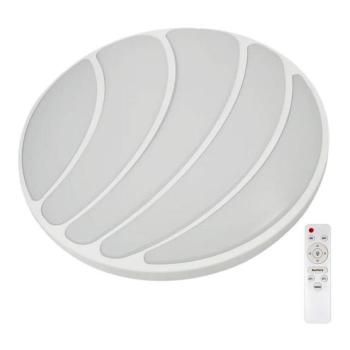  LED Dimmelhető mennyezeti lámpa SHELL WHITE LED/40W/230V + távirányító  kép