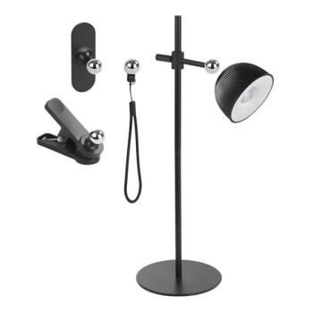 LED Dimmelhető újratölthető mágneses asztali lámpa 4in1 LED/4,2W/3,7V 4000K fekete  kép