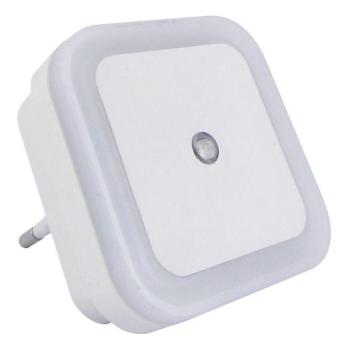  LED Éjjeli lámpa érzékelős LED/0,5W/230V fehér  kép
