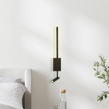LED fali lámpa 23039, fekete, 3000 K, 2-lámpás, fém kép