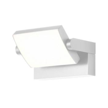 LED fali lámpa CMD 9110, fehér, szélesség 21 cm, fém, IP54 kép