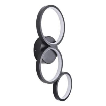  LED Fali lámpa FLAMENCO LED/23W/230V 4000K fekete  kép