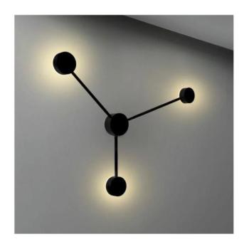  LED fali lámpa JOY 3xGX53/6W/230V fekete  kép